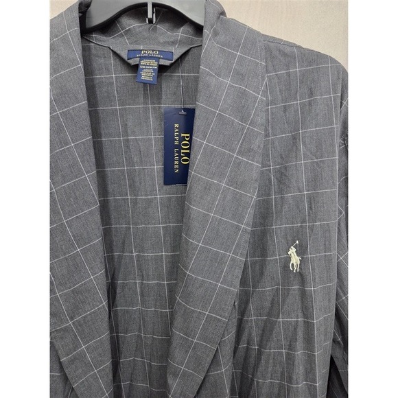 Ralph Lauren Other - NWT Ralph Lauren S/M Gray Plaid Suit Classic Woven Robe 131232